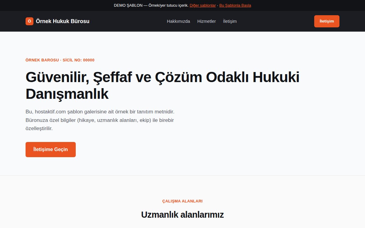 Modern ve Teknolojik şablon canlı demo ekran görüntüsü